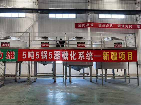 扶沟精酿啤酒设备厂—5吨精酿啤酒设备—新疆项目